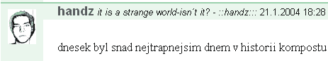 Cau vsem lidem, tesi me, ze ctete tento blog